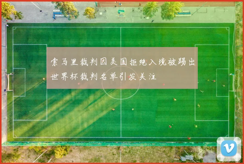 索马里裁判因美国拒绝入境被踢出世界杯裁判名单引发关注